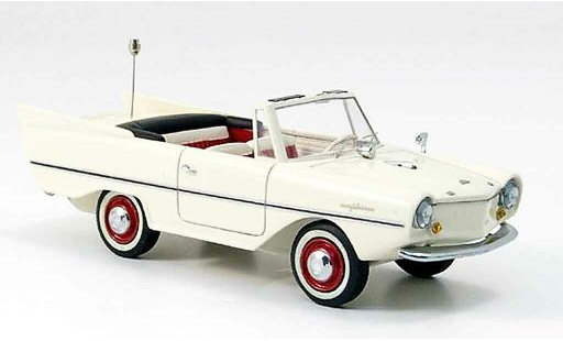 Amphicar Cabrio cabrio 1/43 Neo creme wit 1961 modelauto