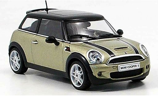 Mini Cooper S 1/43 Autoart grijs metallic 2006 modelauto