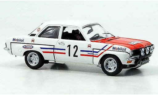 Opel Ascona A Rally 1/43 Schuco rallye no.12 greder racing modelauto