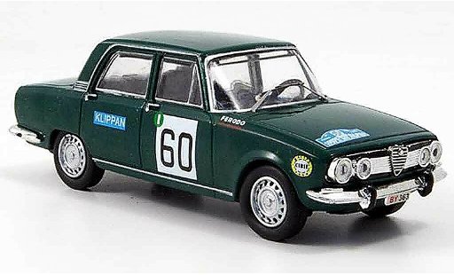 Alfa Romeo 1750 gtv 1/43 M4 no.60 bianchi jacquemin rallye alpen 1968 modelauto
