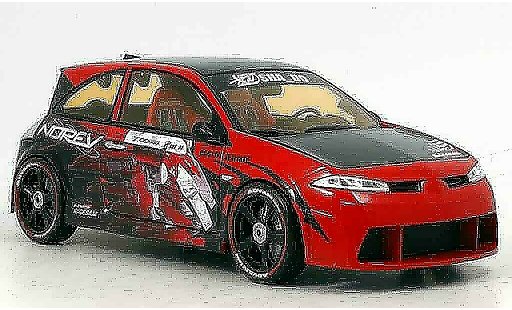 Renault Megane Vampire 1/18 Norev mtk sha-do g1 tuning modelauto