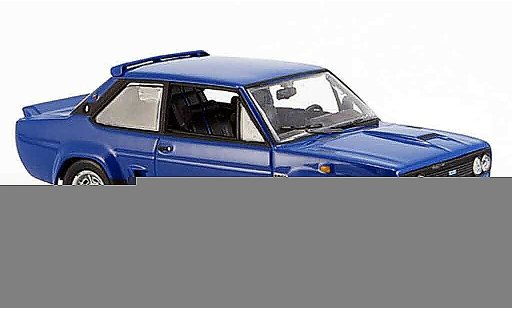 Fiat 131 Abarth 1/43 Norev blauw 1976 modelauto