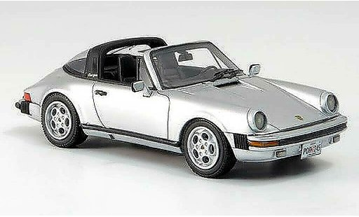 Porsche 911 Targa 1/43 Neo Carrera US-Version grijs 1985 modelauto