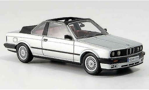 Bmw 318 baur 1/43 Neo E30 i (E30) Cabriolet grijs metallic 1986 modelauto