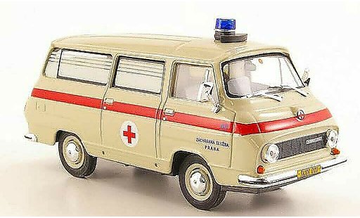 Skoda 1203 Ambulanz 1/43 Abrex Rettungswagen modelauto