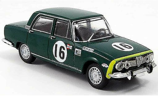 Alfa Romeo 1750 gtv 1/43 M4 sedan no.16 24h spa 1968 modelauto