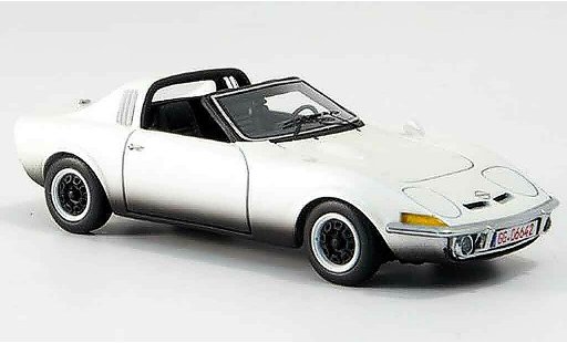 Opel GT Aero Base 1/43 Neo wit 1969 modelauto