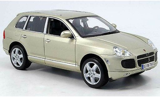 Porsche Cayenne Turbo 1/18 Maisto beige 2003 modelauto