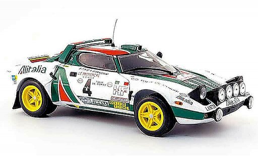 Lancia Stratos Rallye 1/18 Sun Star no. 4 zweiter platz tour de corse 1977 modelauto