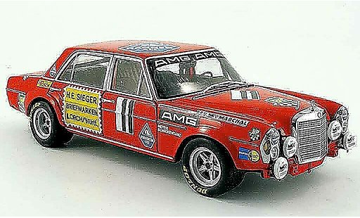 Mercedes 300 6.8 1/18 Minichamps amg no.11 24h paul ricard 1971 modelauto