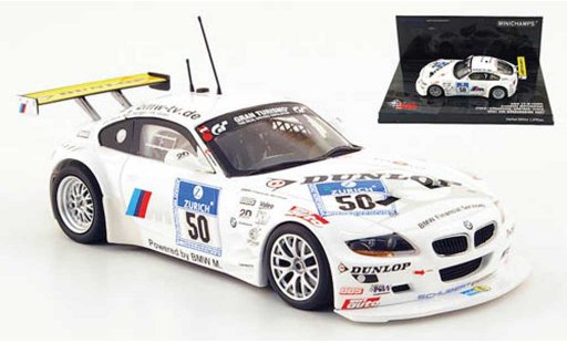 Bmw Z4 course 1/43 Minichamps E85 M Coupe No.50 Schubert Racing 24h ADAC 2007 modelauto