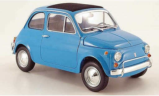 Fiat 500 L 1/18 Minichamps blauw 1968 modelauto
