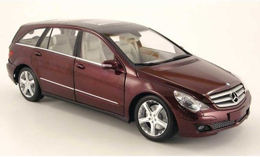 Mercedes Classe R Base 1/18 Minichamps rood 2005 modelauto