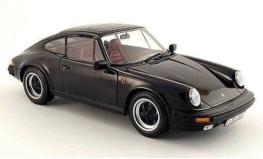 Porsche 911 3.2 1/18 Minichamps carrera zwart 1983 modelauto