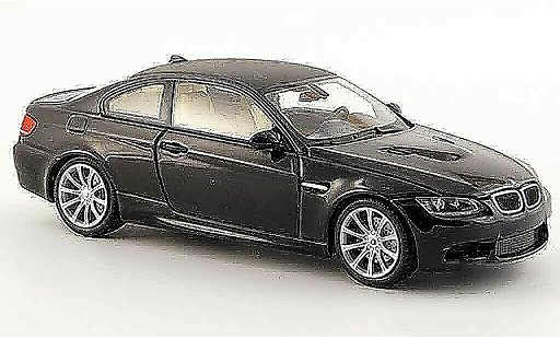 Bmw M3 coupe 1/43 Minichamps E92 zwart 2008 modelauto