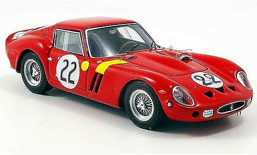 Ferrari 250 GTO 1962 1/43 Red Line no.22 l.dernier dritter le mans modelauto