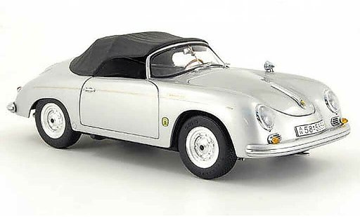 Porsche 356 Speedster 1/18 Schuco grijs modelauto
