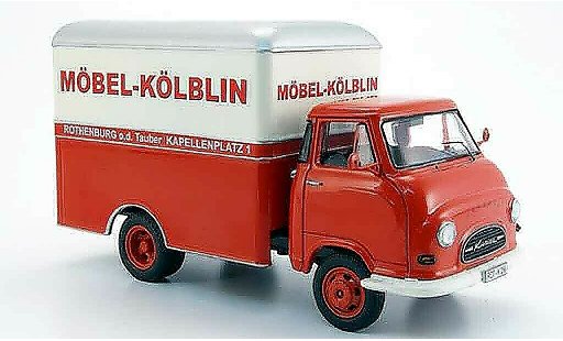 Hanomag Kurier Kastenwagen 1/43 Schuco Mobel Kolblin Bestelwagen modelauto