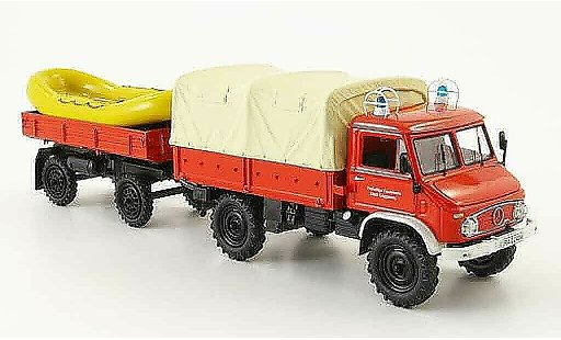 Mercedes Unimog 401-404 1/43 Schuco 404 pompier Gaggenau modelauto