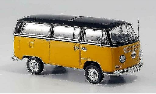 Volkswagen Combi A 1/43 Schuco t2a luxusbus oranje zwart modelauto