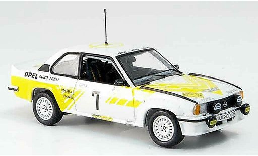 Opel Ascona B 400 1/43 Schuco no.7 Zweden rallye modelauto