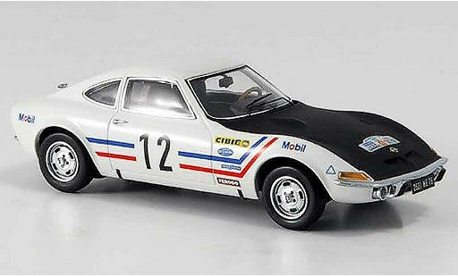Opel GT Base 1/43 Schuco no.12 greder racing 1969 modelauto