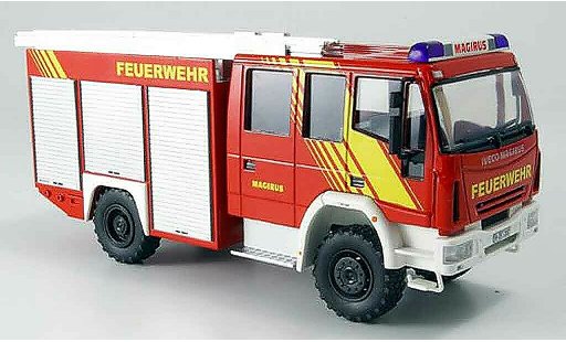Magirus HLF 20 Allrad 1/43 Schuco Iveco 16 pompier modelauto
