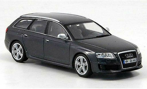 Audi RS6 avant 1/43 Minichamps grijs 2008 modelauto