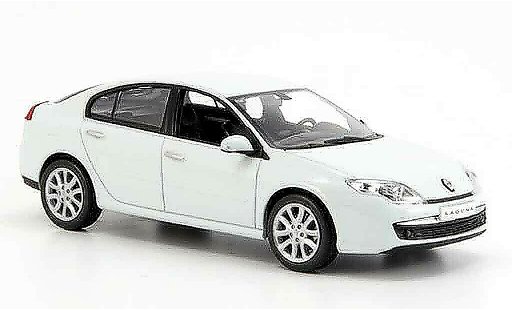 Renault Laguna Base 1/43 Norev wit 2007 modelauto