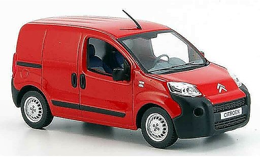 Citroen Nemo Fourgonnette 1/43 Norev rood bestelwagenwagen 2008 modelauto