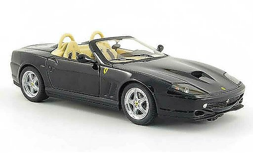 Ferrari 550 Barchetta 1/18 Hot Wheels Elite pininfarina zwart modelauto