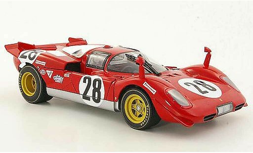 Ferrari 512 S 1/18 Hot Wheels No.28 Scuderia N.A.R.T. Andretti / Merzario / Ickx 24h Daytona 1970 modelauto