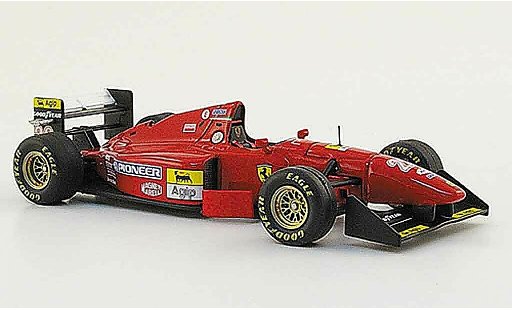 Ferrari 412 course 1/43 Hot Wheels Elite t 1b no.28 g.berger winnaar hockenheim 1994 modelauto