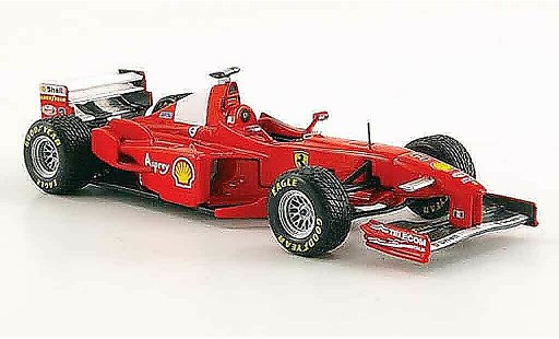 Ferrari F1 F300 1/43 Hot Wheels Elite no.3 m.schumacher gp grijsstone 1998 modelauto