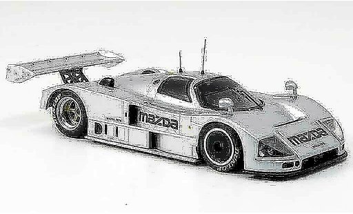 Mazda 787B Test Car 1/43 IXO grijs metallic Version 1991 modelauto