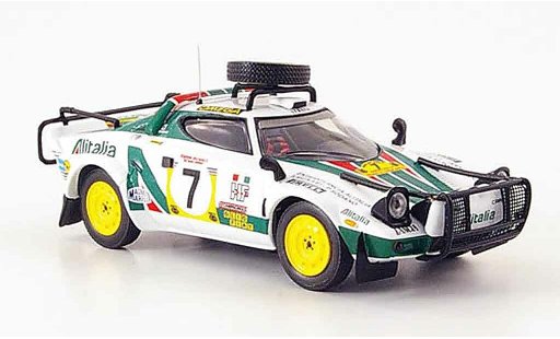 Lancia Stratos Rallye 1/43 IXO Rally hf no.7 safari 1977 modelauto
