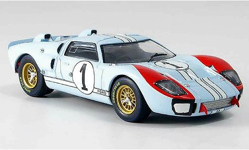 Ford GT40 Mk II 1/43 IXO GT 40 MKII No.1 Miles Hulme Zweiter Le Mans 1966 modelauto