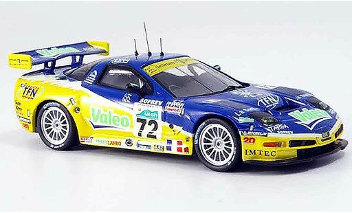 Chevrolet Corvette course 1/43 IXO C6 R No.72 Valeo Le Mans 2006 modelauto