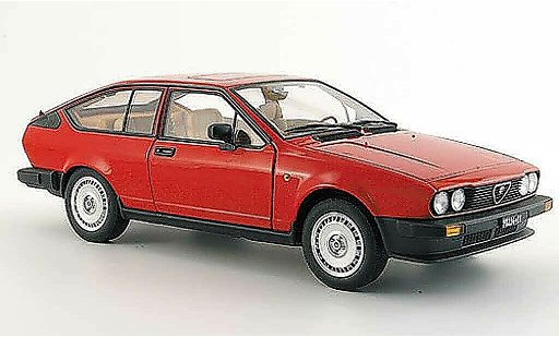 Alfa Romeo Alfetta gtv 2.0 1/18 Autoart V alfetta rood 1980 modelauto