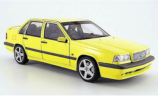 Volvo 850 T5-R 1/18 Autoart t-5 r geel limousine modelauto