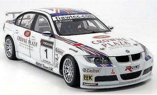 Bmw 320 WTCC 1/18 Autoart E90 si no.1 team uk a.priaulx 2007 modelauto