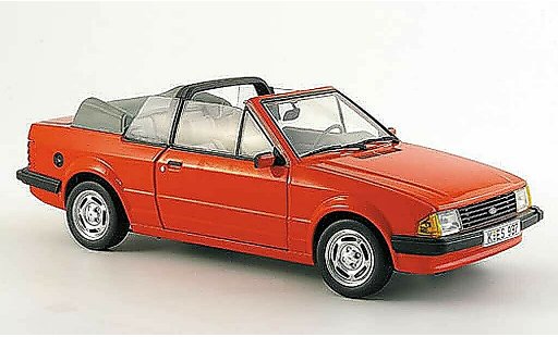 Ford Escort GL 1/18 Sun Star cabriolet rood 1984 modelauto