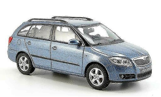 Skoda Fabia Combi 1/43 Abrex ii grijs modelauto