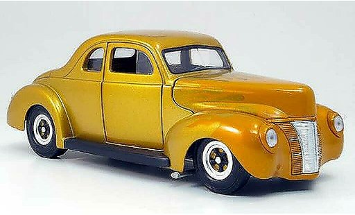 Ford Hot Rod 1940 1/18 Eagle deluxe coupe hot rod gold modelauto