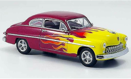 Mercury Club Coupe Hot Rod 1/43 Eagle lila avec geel 1949 modelauto