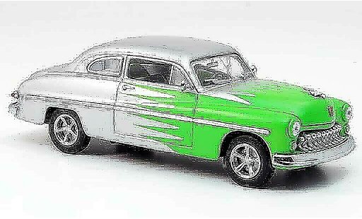 Mercury Club Coupe Hot Rod 1/43 Eagle grijs avec groen 1949 modelauto