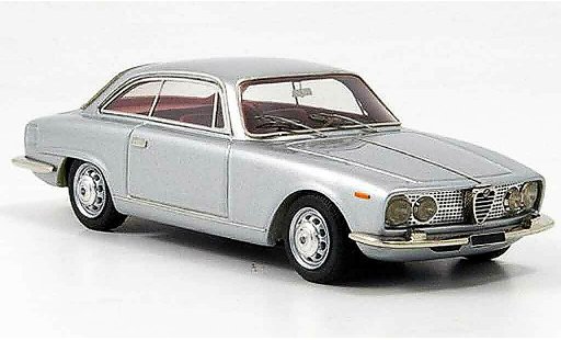 Alfa Romeo 2000 sprint 1/43 Look Smart grijs metallic rotes interieur 1962 modelauto