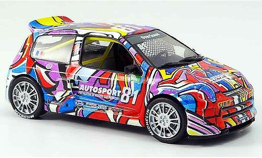 Renault Clio V6 1/43 Eagle no.81 clio trophy 2000 modelauto