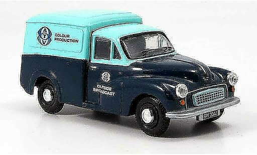 Morris Minor Van 1/43 Oxford blauw turquoise bestelwagen ATV modelauto