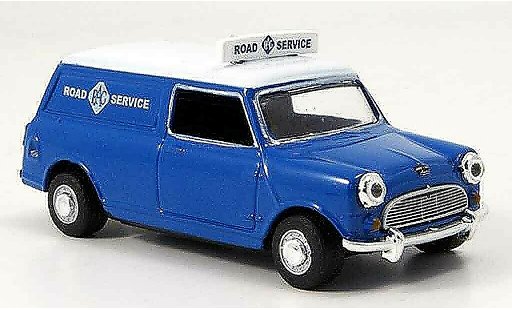 Austin Mini Van utilitaire 1/43 Oxford blauw wit RAC Road Service modelauto